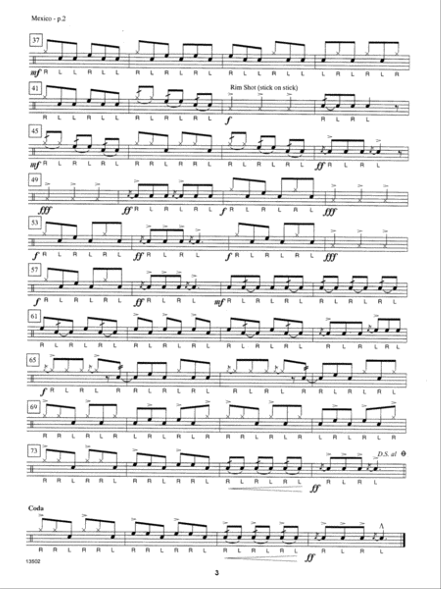 Winning Snare Drum Solos Snare Drum scores gallery preview page 3