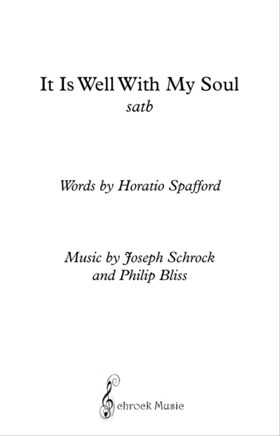 Book cover for It Is Well With My Soul