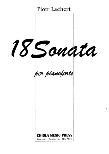 Sonata no.18 per pianoforte "Russa" #1. Allegro vivace, gaio, #2.Scherzo primo, #3.Scherzo secondo, image number null