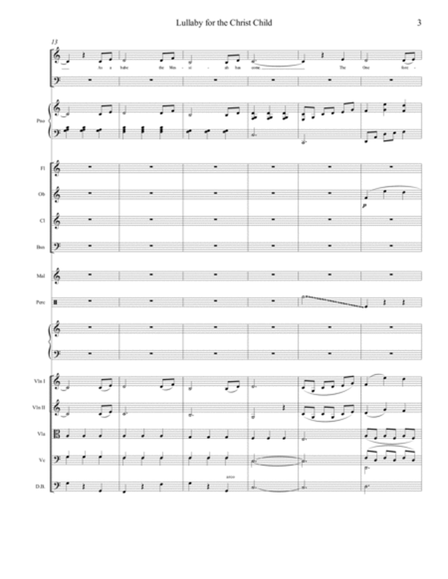 Lullaby for the Christ Child (Conductor Score) image number null