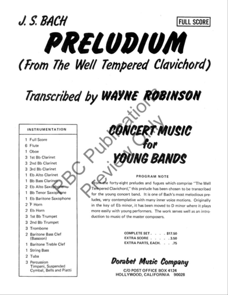 Preludium Concert Band scores gallery preview page 2