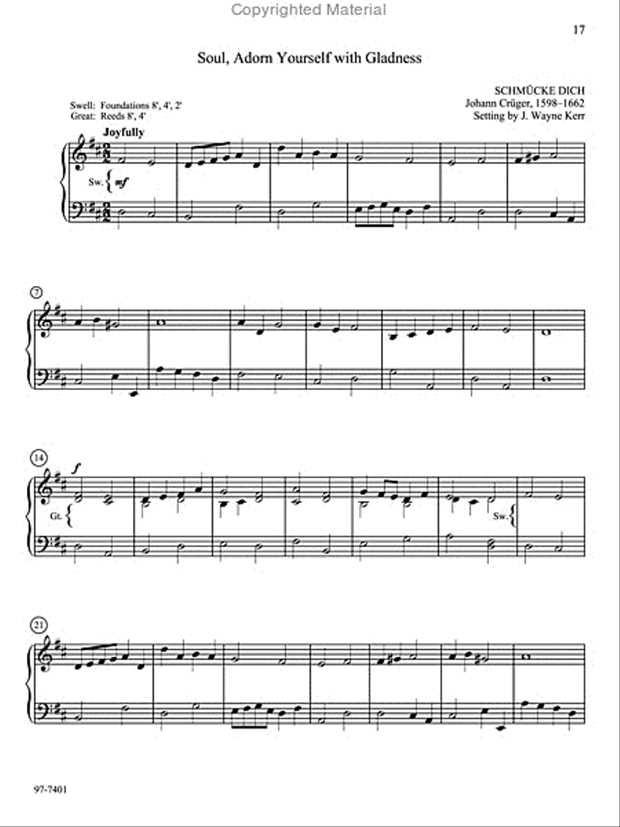 This Wondrous Mystery: Ten Preludes on Communion Hymns for Manuals Organ scores gallery preview page 15