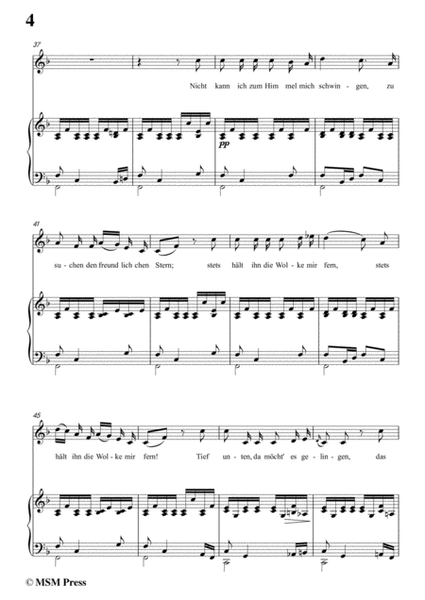 Schubert-Der Liebliche Stern,in F Major,for Voice&Piano image number null
