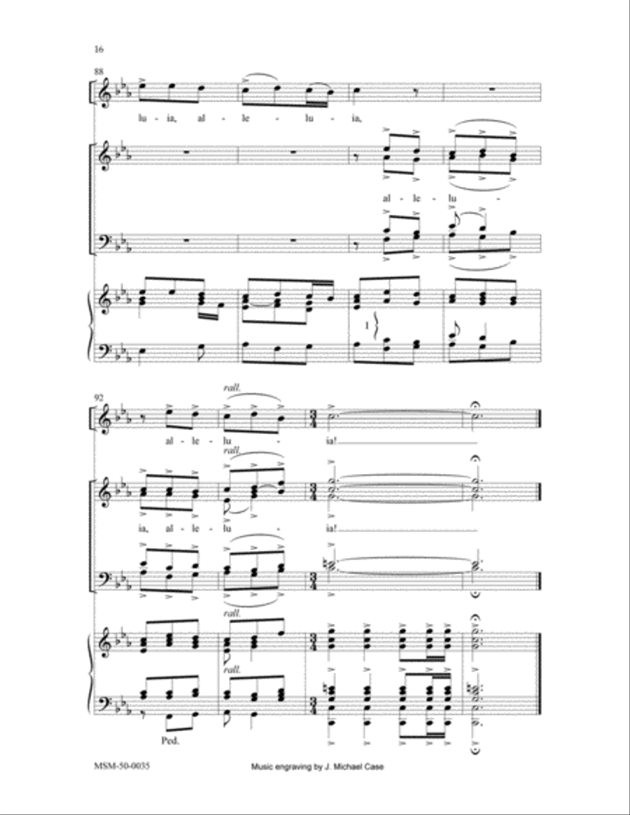 Arise, Shine, for Your Light Has Come 4-Part scores gallery preview page 9