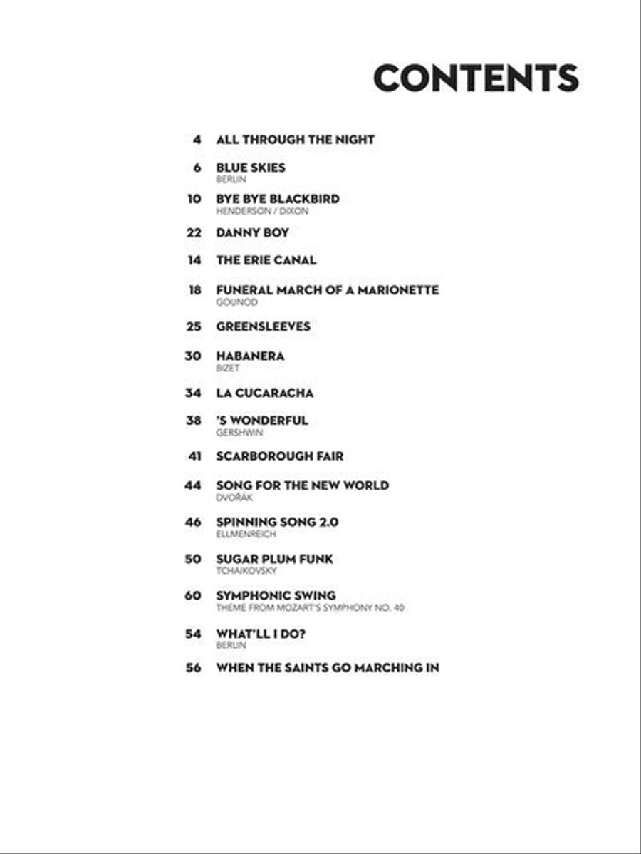 Favorite Melodies for Jazz Piano Solo Piano Solo scores gallery preview page 3