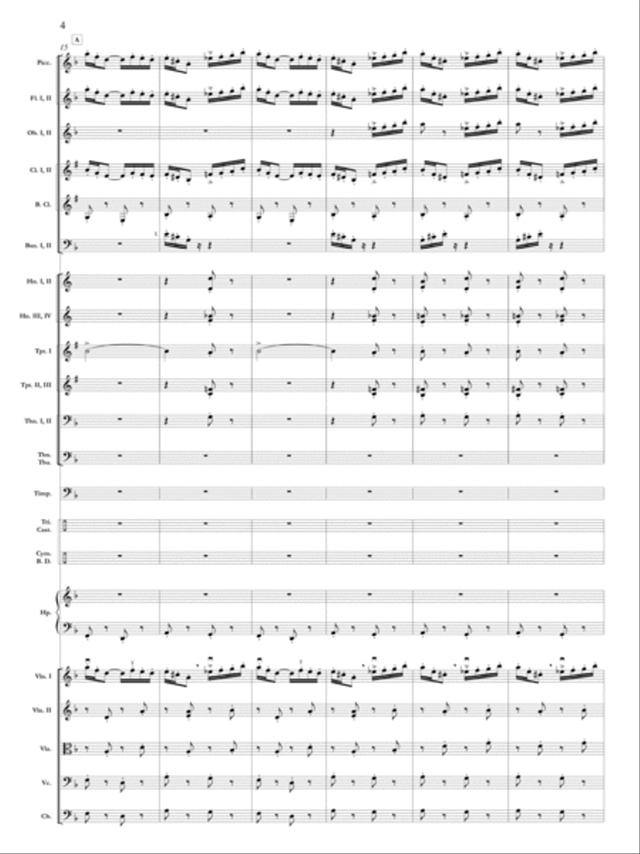 Samson Et Dalila, Op. 47: Danse Bacchanale Orchestra scores gallery preview page 5