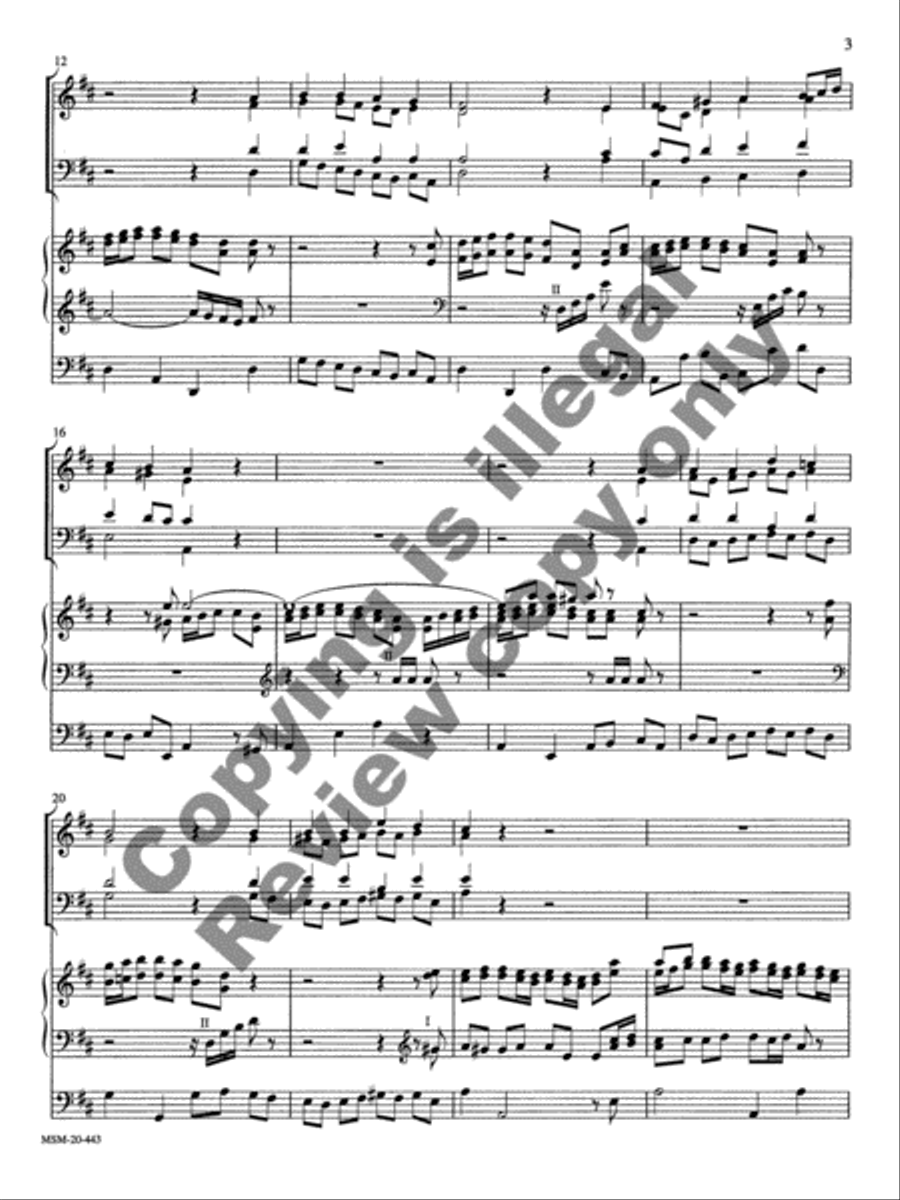 Awake, Thou Wintry Earth Organ scores gallery preview page 7