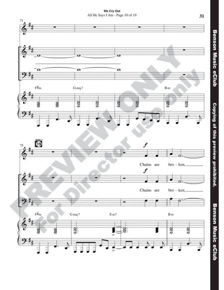 We Cry Out (Choral Book) image number null