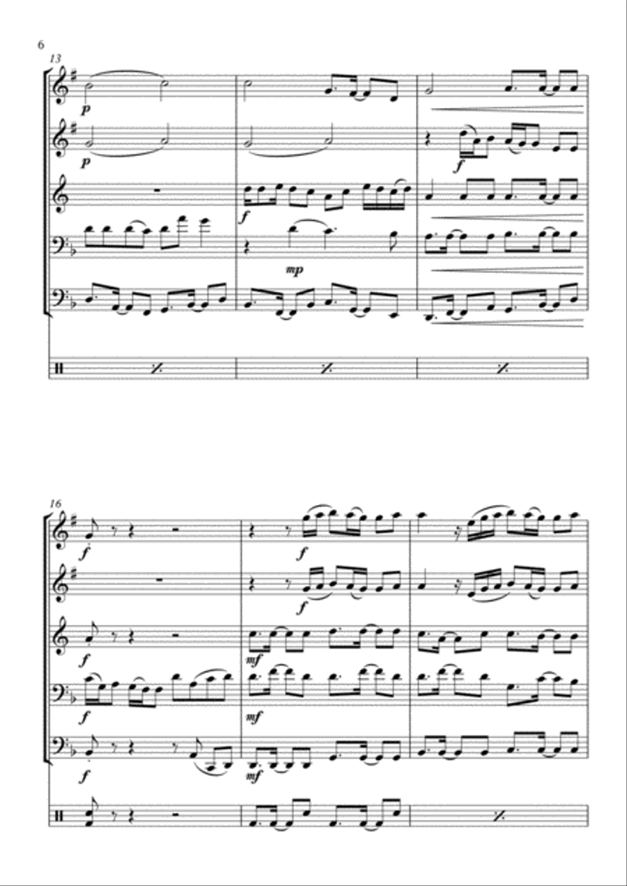 Shape Of You Shape Of You Small Ensemble scores gallery preview page 6
