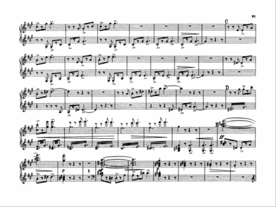 Grieg: Peer Gynt Suite, No. 2, Op. 55 Piano Duet scores gallery preview page 4