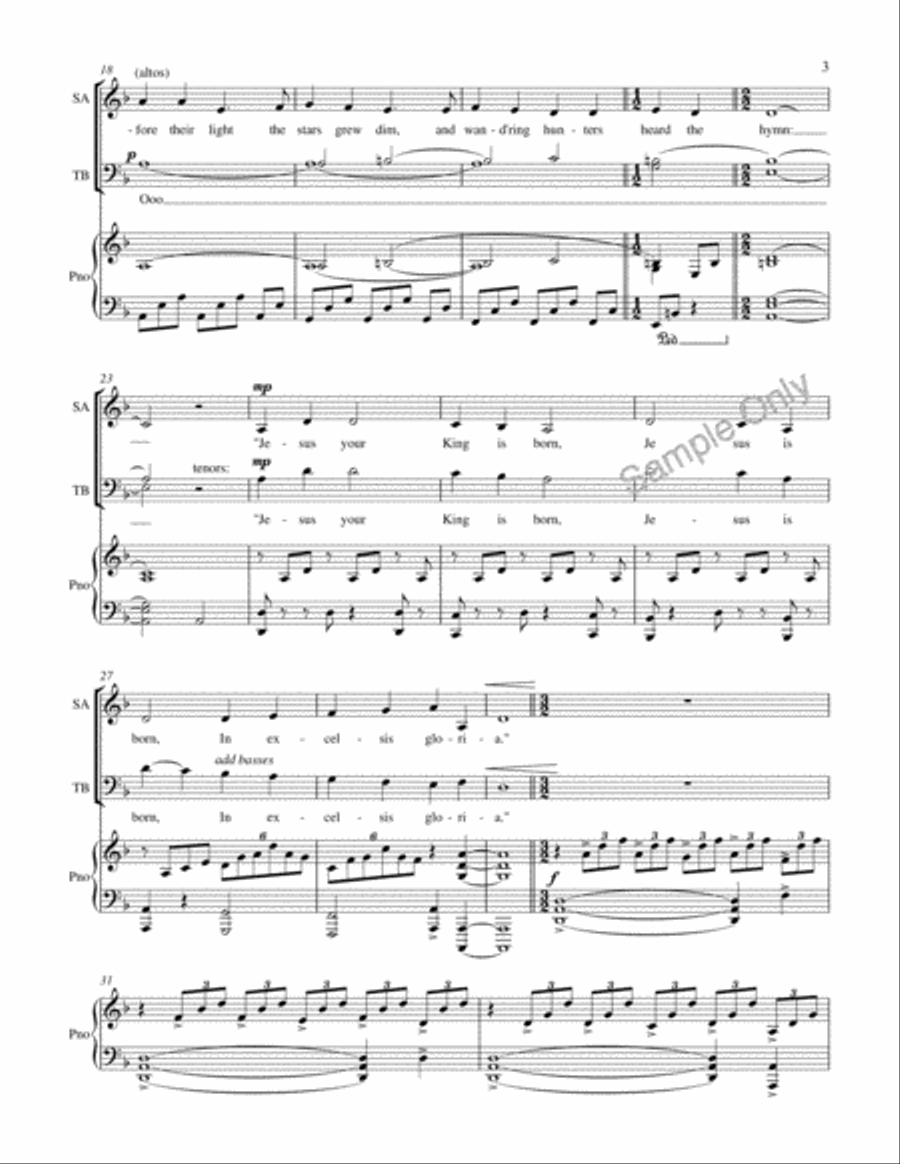 Huron Carol 4-Part scores gallery preview page 3