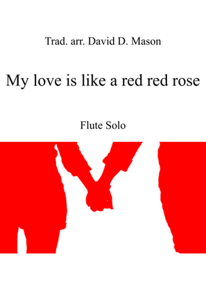 Book cover for My love is like a red red rose