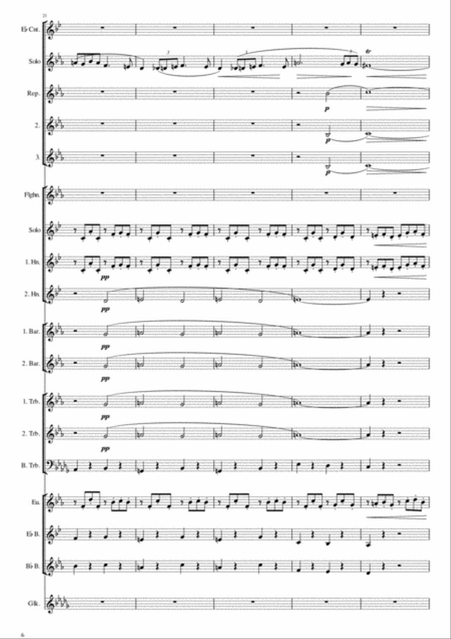 Pavane Opus 50 for Brass Band Brass Band scores gallery preview page 6