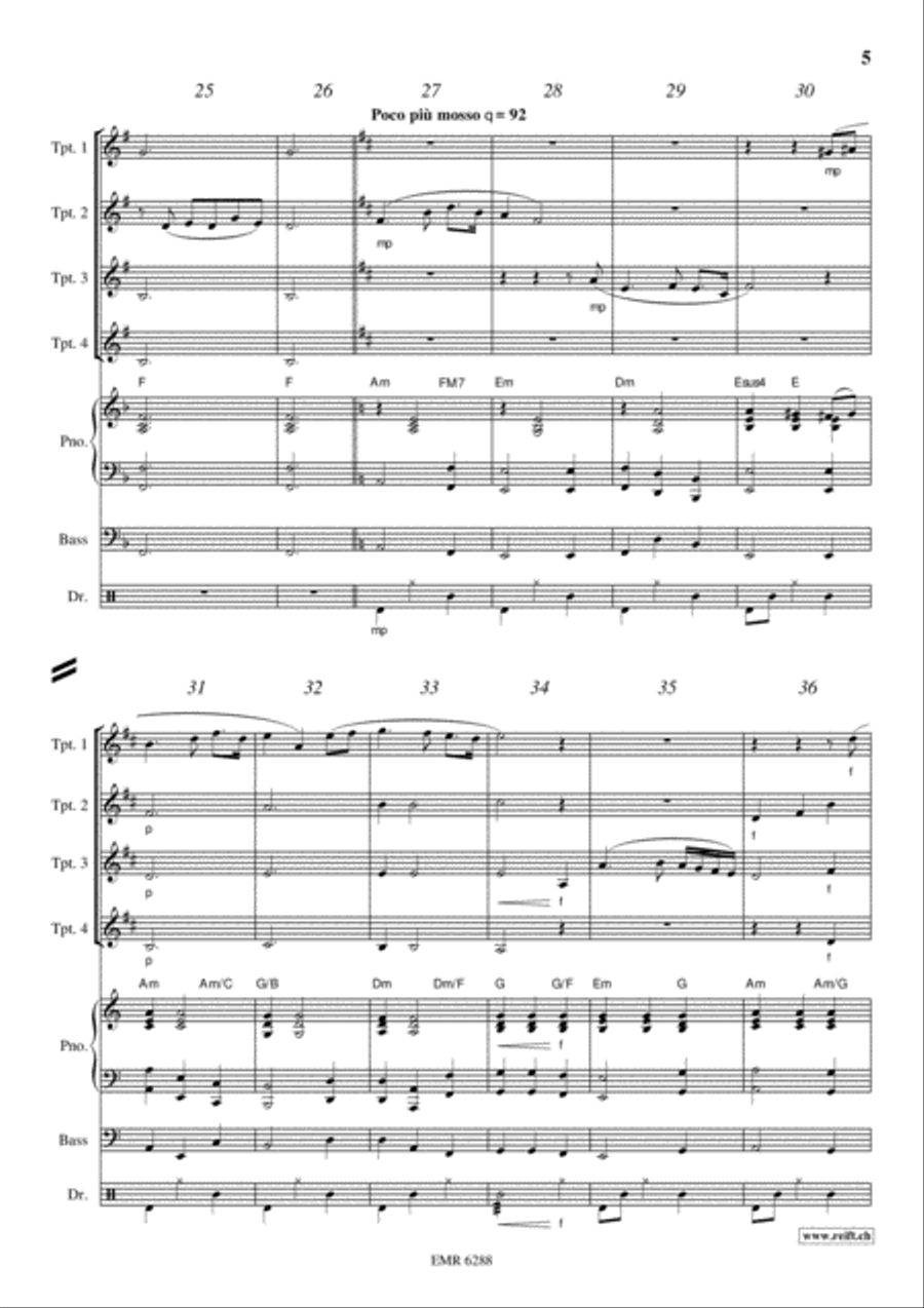 The Last Rose Of Summer The Last Rose Of Summer Trumpet scores gallery preview page 5