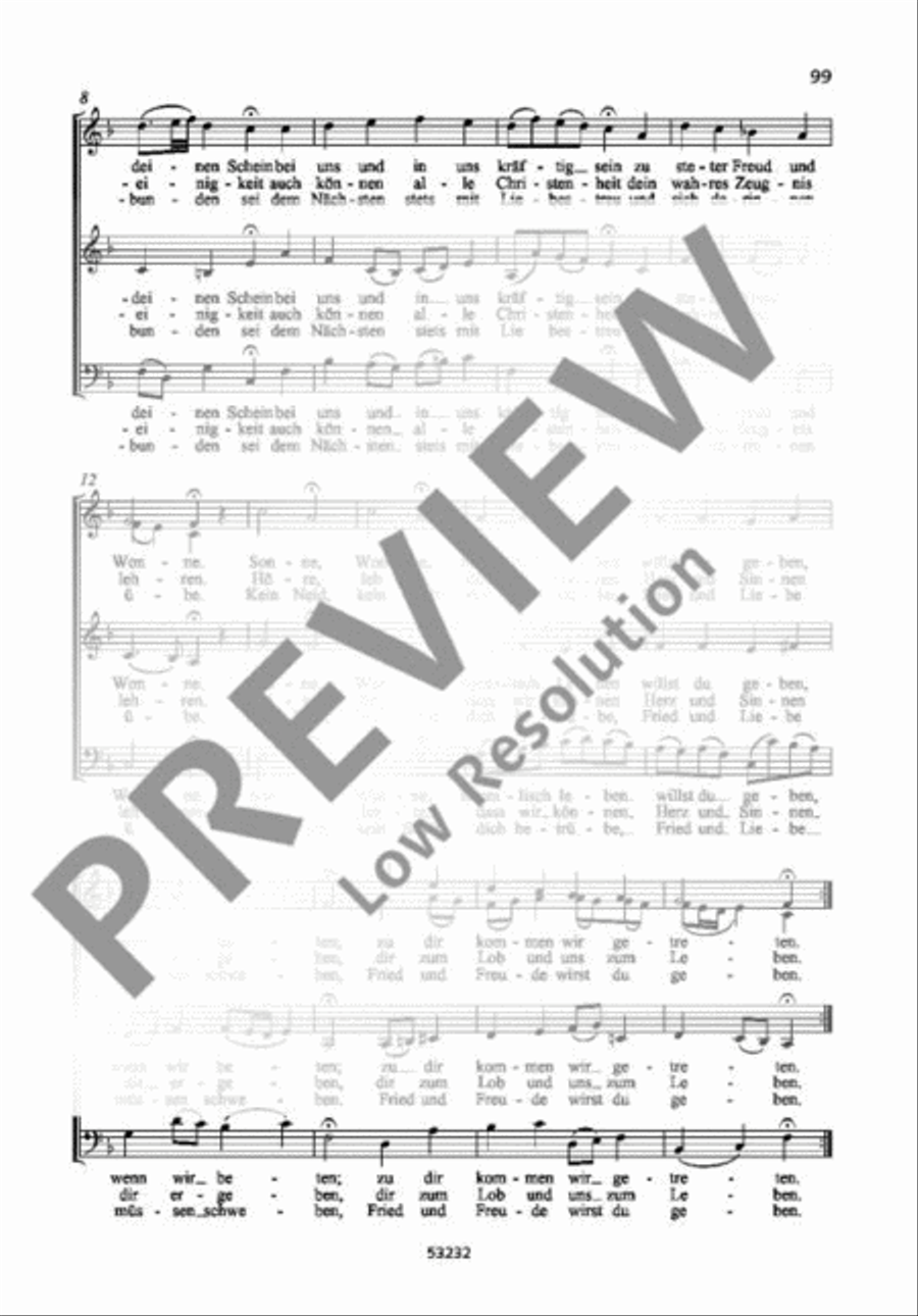 O Heiliger Geist, kehr bei uns ein A Cappella scores gallery preview page 3