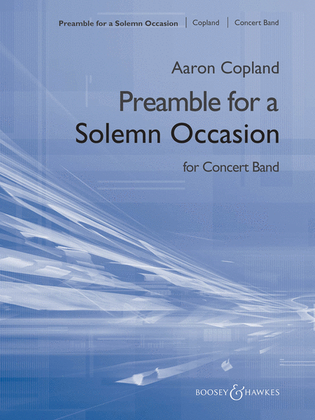 Book cover for Preamble for a Solemn Occasion