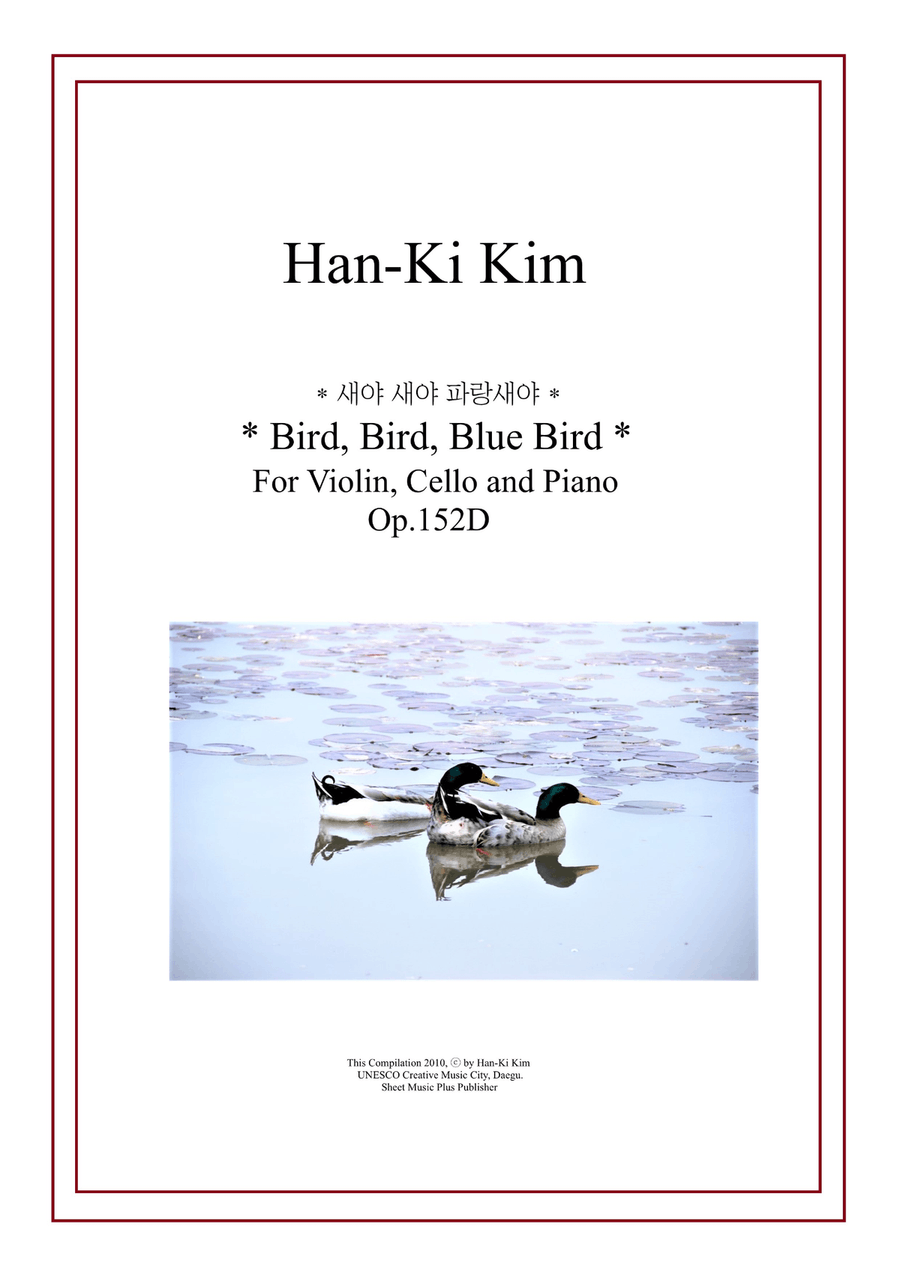Bird, Bird, Blue Bird (For Piano Trio) Piano Trio scores gallery preview page 1