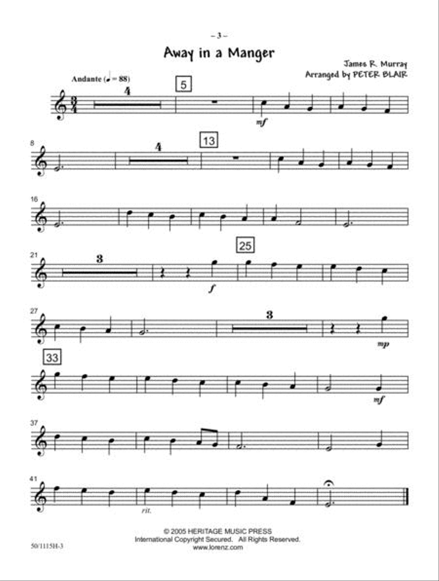 JumpStart First Holiday Concert - Alto Sax/Baritone Sax Concert Band scores gallery preview page 2