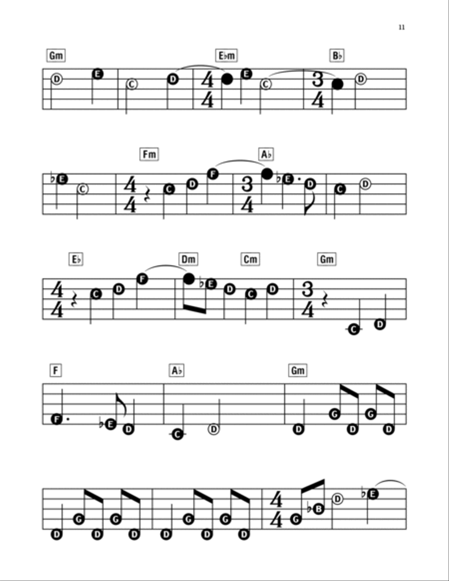 The Living Sculptures Of Pemberley (from Pride And Prejudice) Electronic Keyboard scores gallery preview page 2
