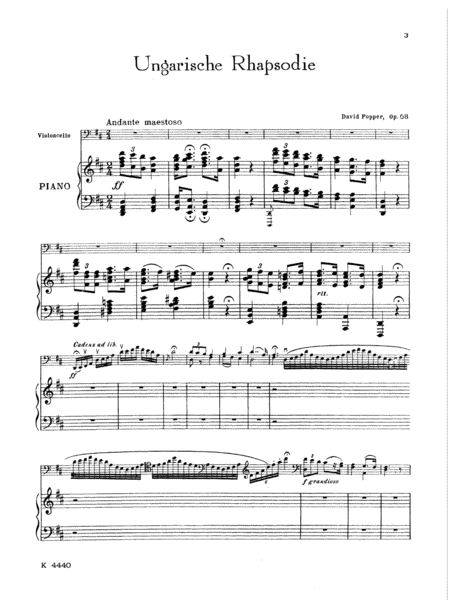 Hungarian Rhapsody, Op. 66