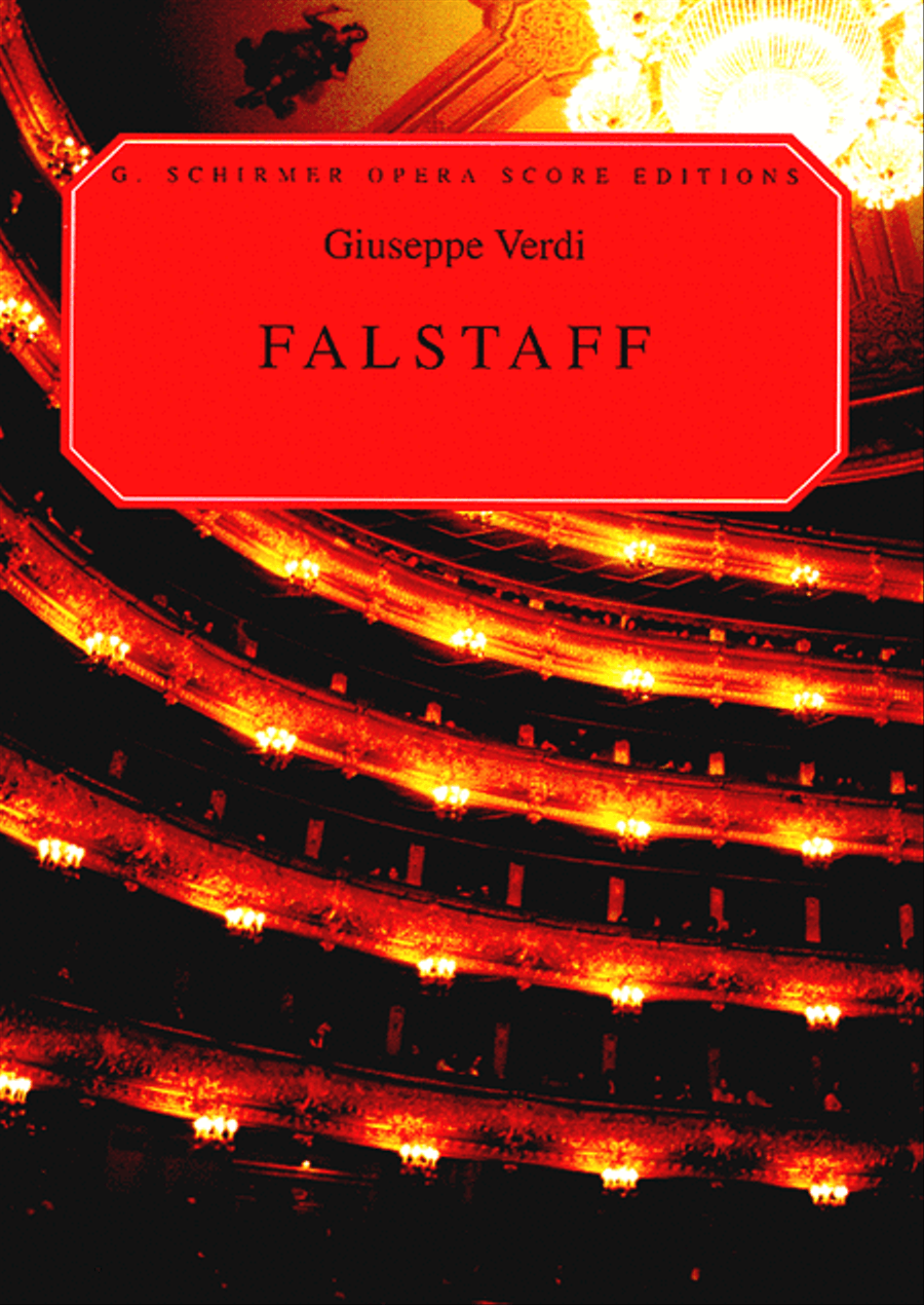 Falstaff by Giuseppe Verdi Voice - Sheet Music