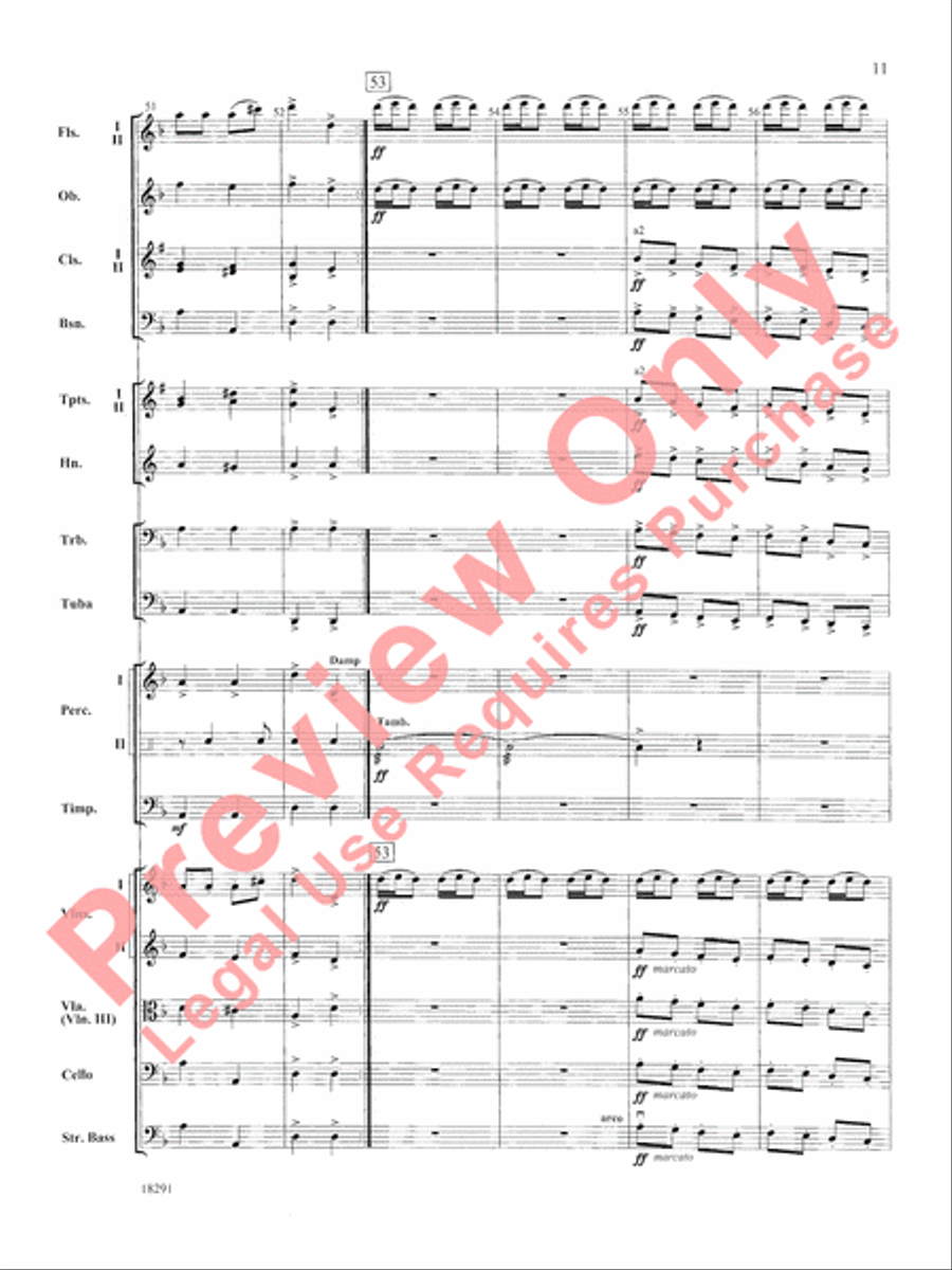 Hungarian Air and Dance Full Orchestra scores gallery preview page 12