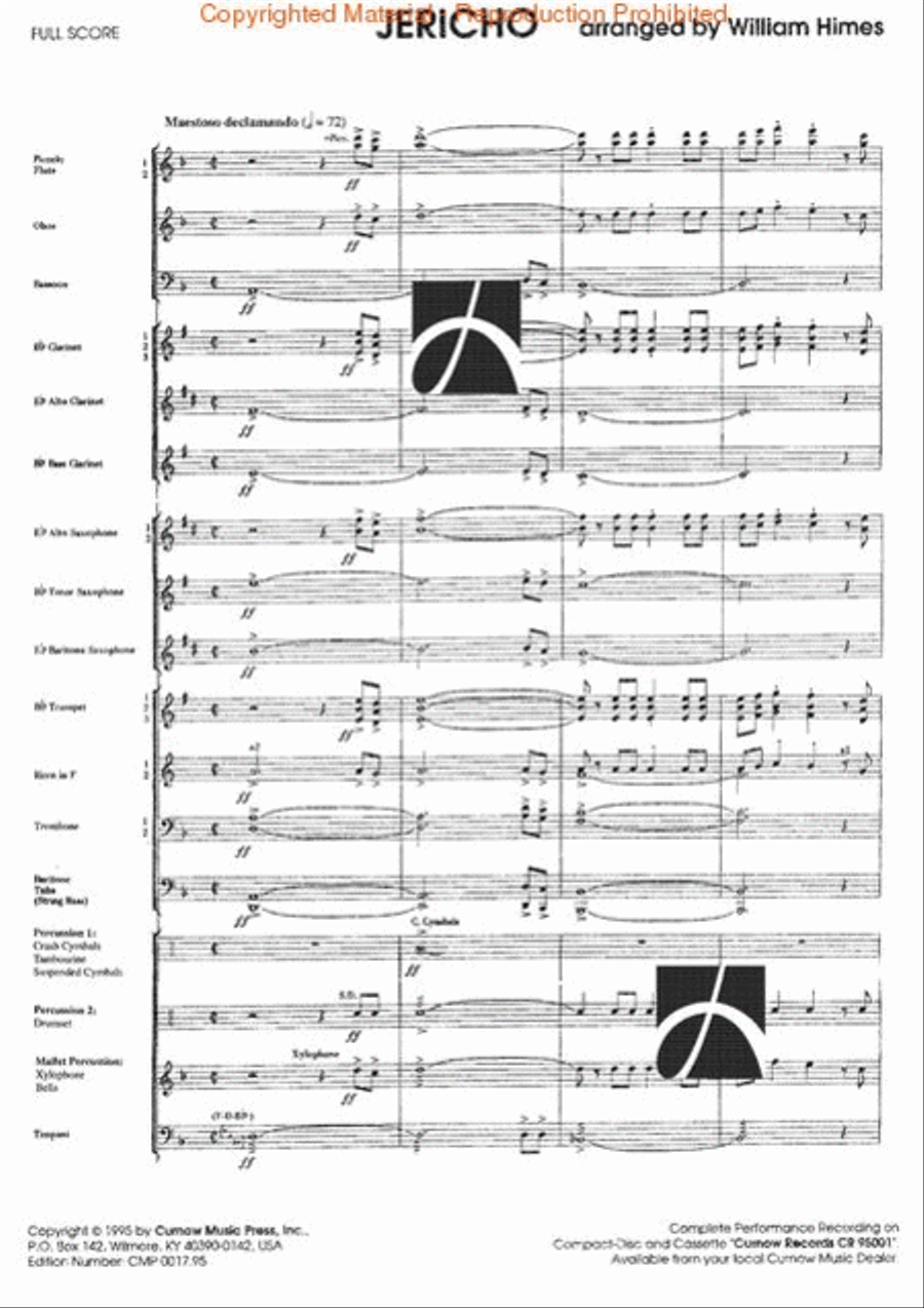 Jericho Jericho Concert Band scores gallery preview page 2