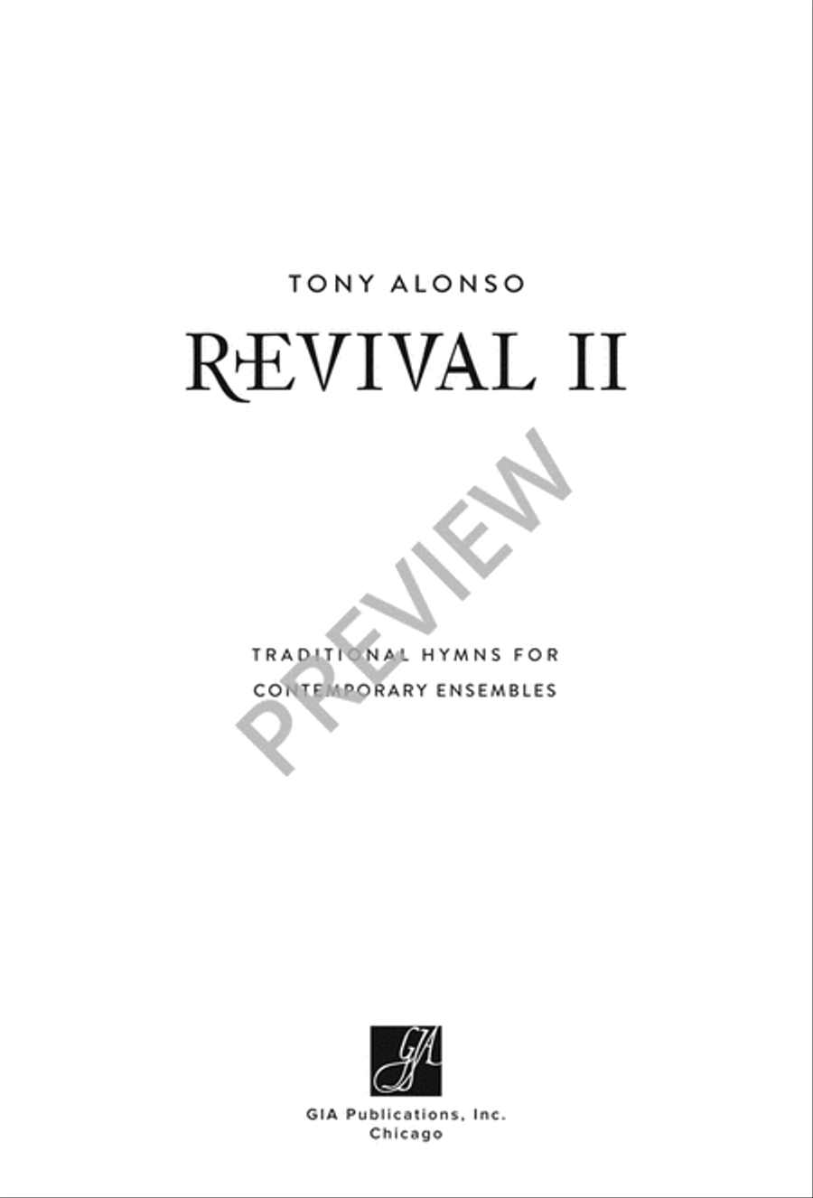 Revival II - Spiral edition Hymn Anthems scores gallery preview page 3