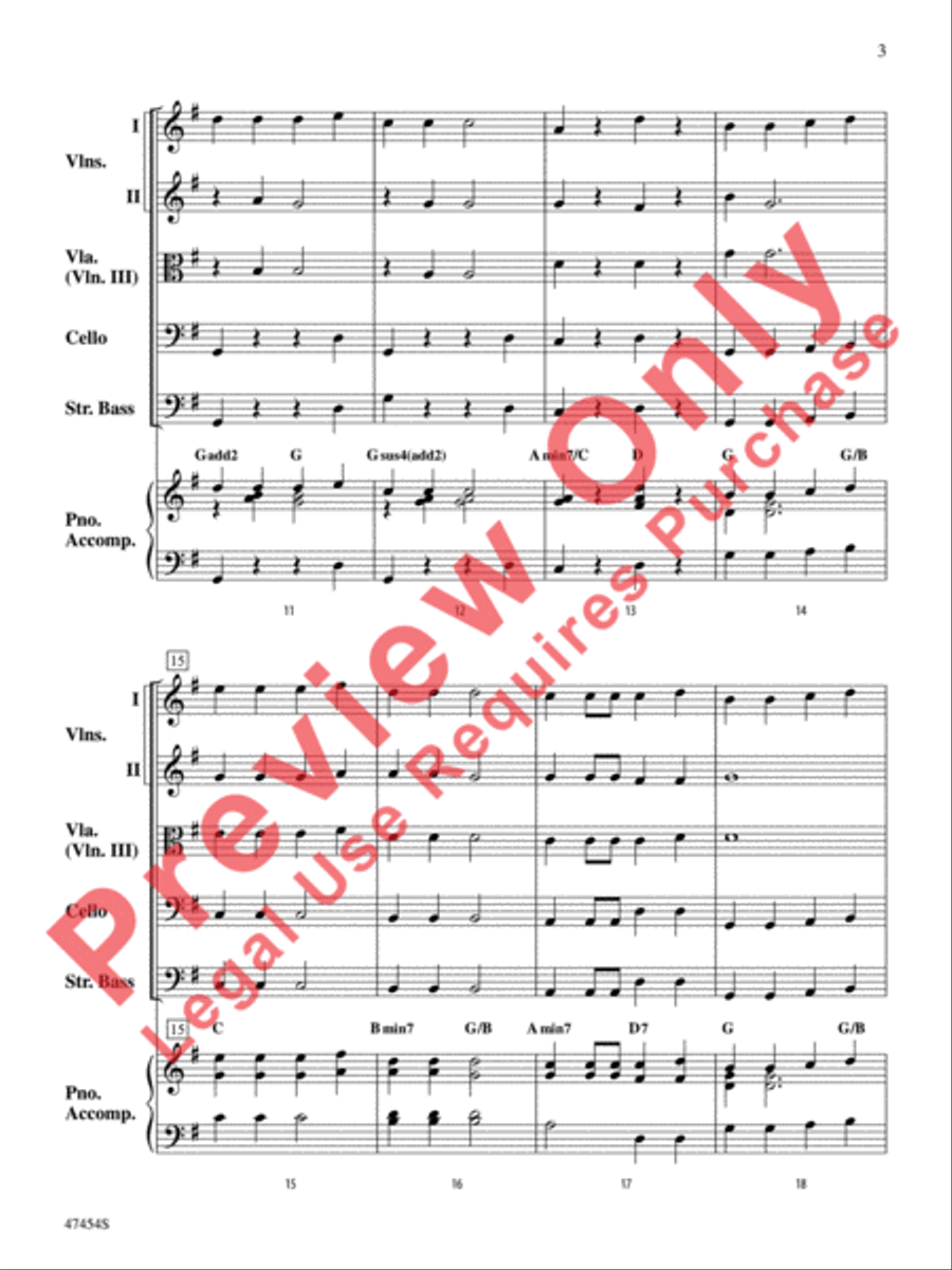 Just Add Music String Orchestra scores gallery preview page 4