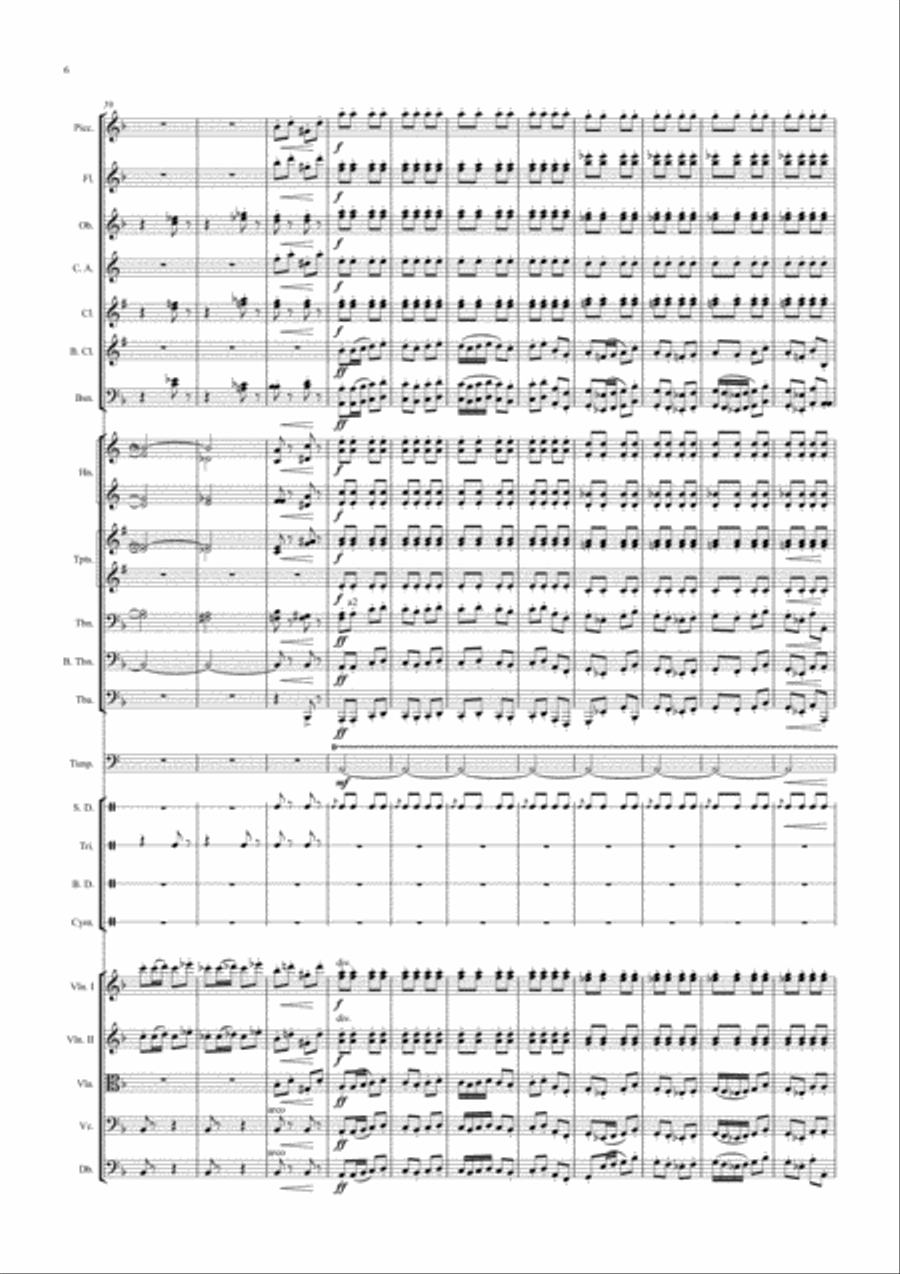 Danse Diabolique(full score & parts) Small Ensemble scores gallery preview page 6