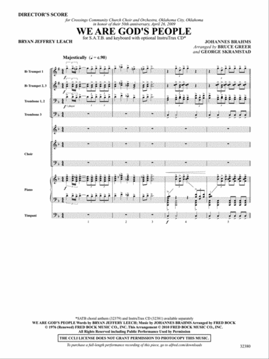 We Are God's People Choir scores gallery preview page 2