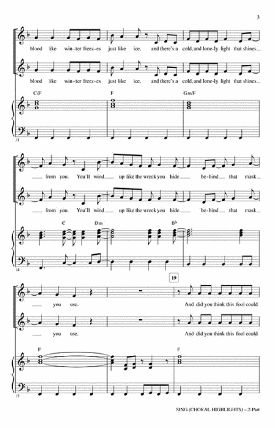 Sing 2-Part scores gallery preview page 3
