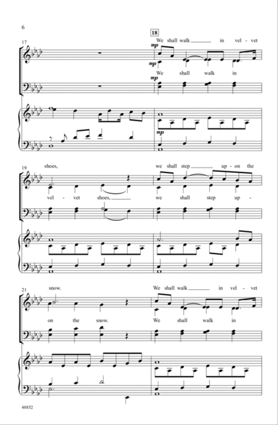 Velvet Shoes Velvet Shoes Choir scores gallery preview page 4