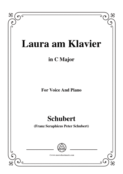 Schubert-Laura am Klavier(Laura at the Piano),1st version,D.388,in C Major,for Voice&Piano image number null