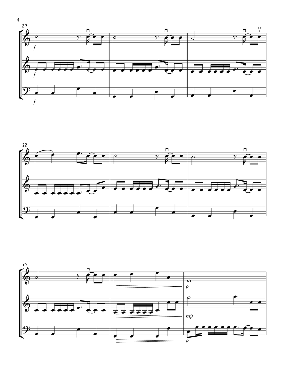 Girls Like You String Trio scores gallery preview page 4