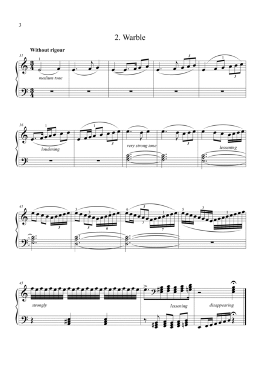 Six Small Pieces for the young pianist Piano Solo scores gallery preview page 4