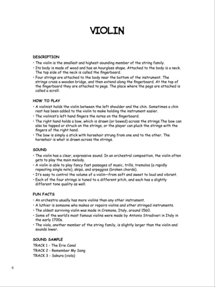 Instrument Zoo! Instrument Zoo! CD scores gallery preview page 3