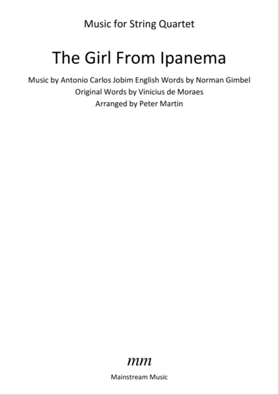 The Girl From Ipanema (Garota De Ipanema) String Quartet scores gallery preview page 2