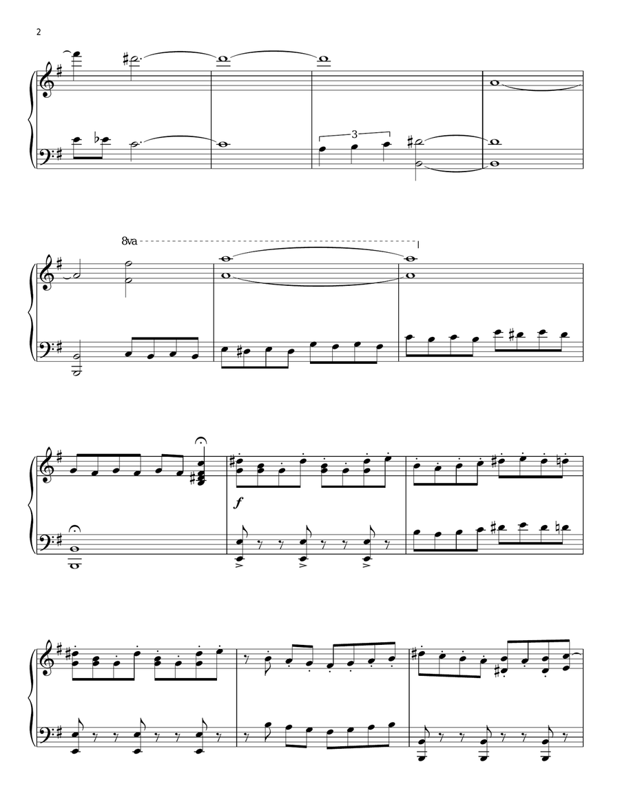 The Switch The Switch Piano Solo scores gallery preview page 2