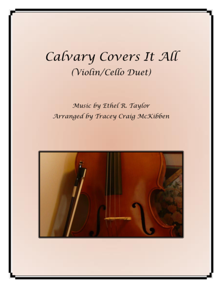 Calvary Covers It All for Violin/Cello Duet image number null