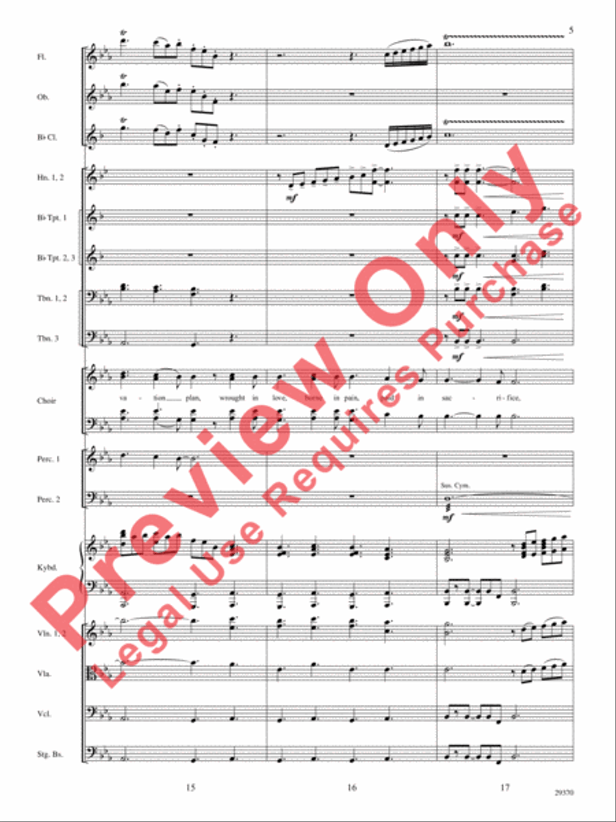 See, What a Morning Choir scores gallery preview page 6