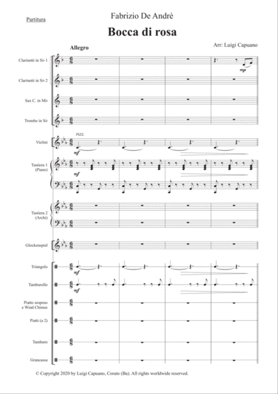 Bocca Di Rosa Small Ensemble scores gallery preview page 3