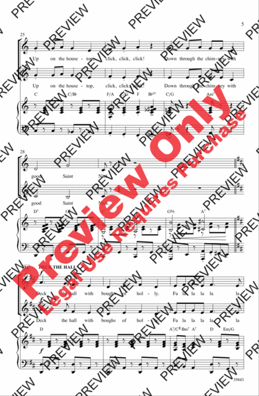 Jolly Jingle Christmas Medley 2-Part scores gallery preview page 24