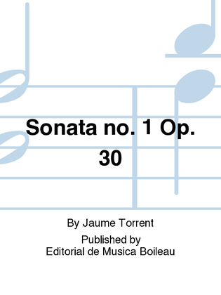 Sonata no. 1 Op. 30