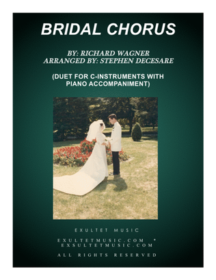 Book cover for Bridal Chorus (Duet for C-Instruments - Piano Accompaniment)