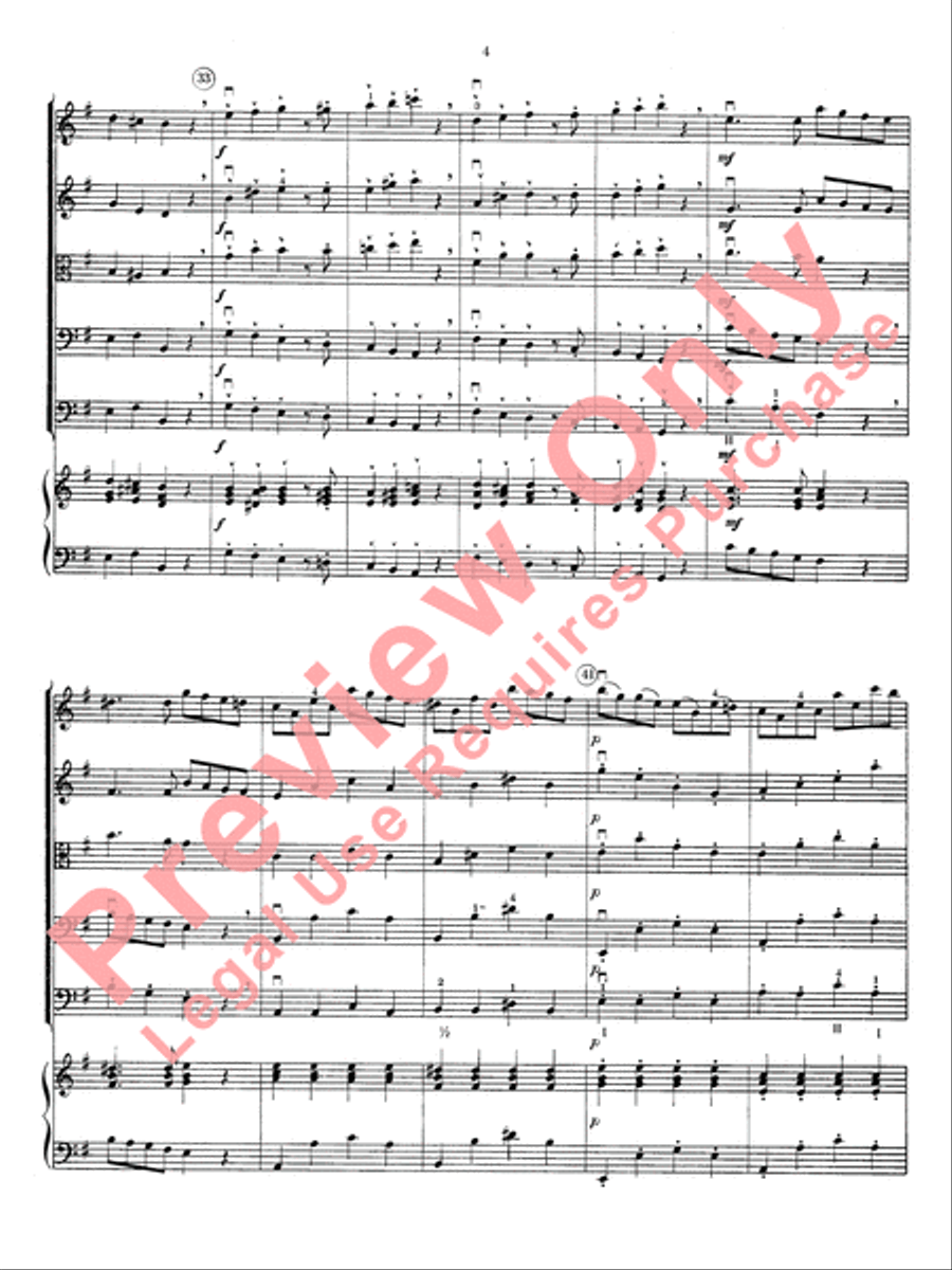 Concerto in E minor Concerto in E minor String Orchestra scores gallery preview page 7