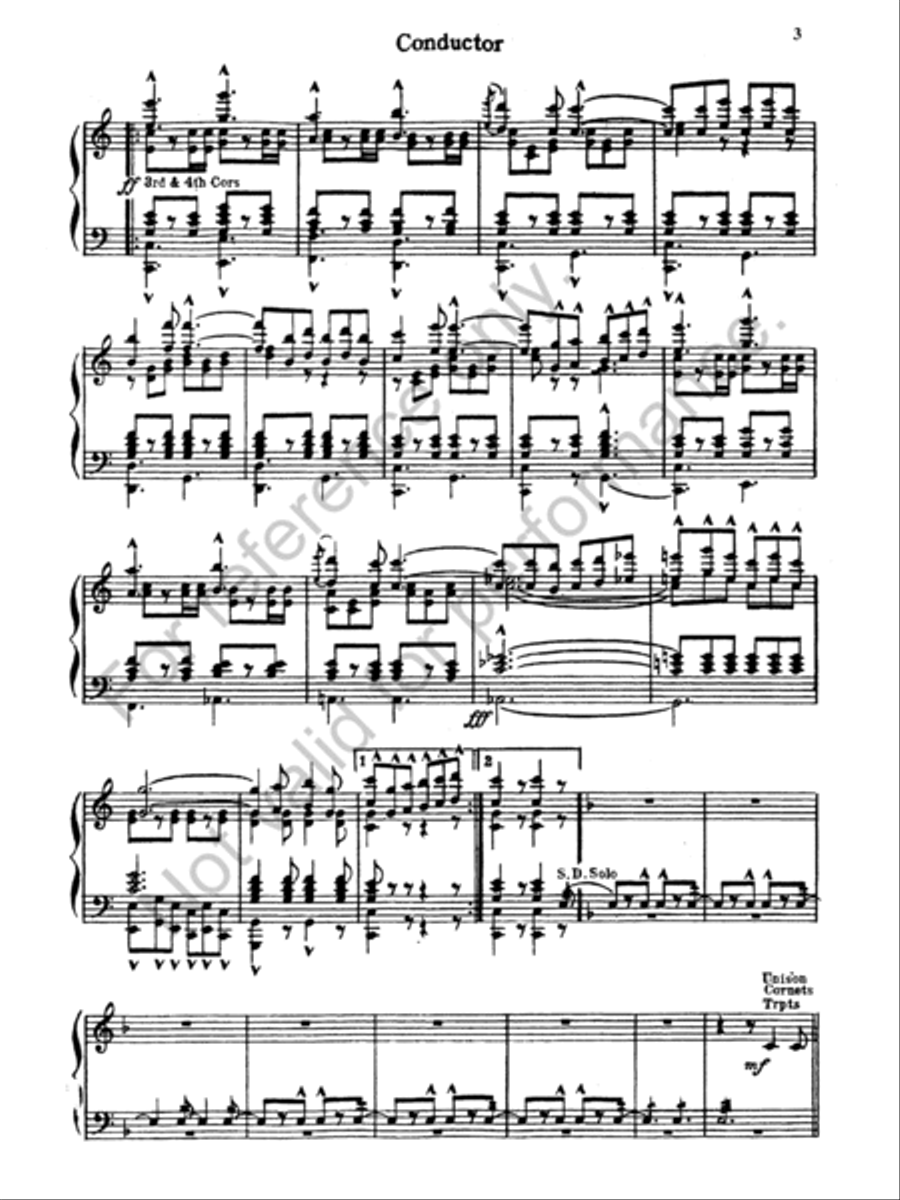 Semper Fidelis Concert Band scores gallery preview page 4