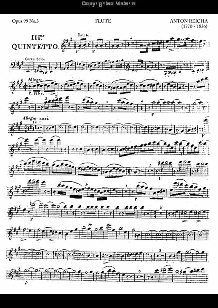 Wind Quintet, Op. 99, No. 3 image number null