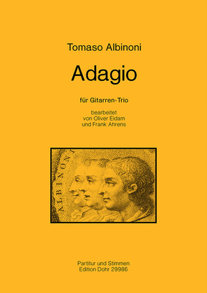 Book cover for Adagio (für Gitarren-Trio)
