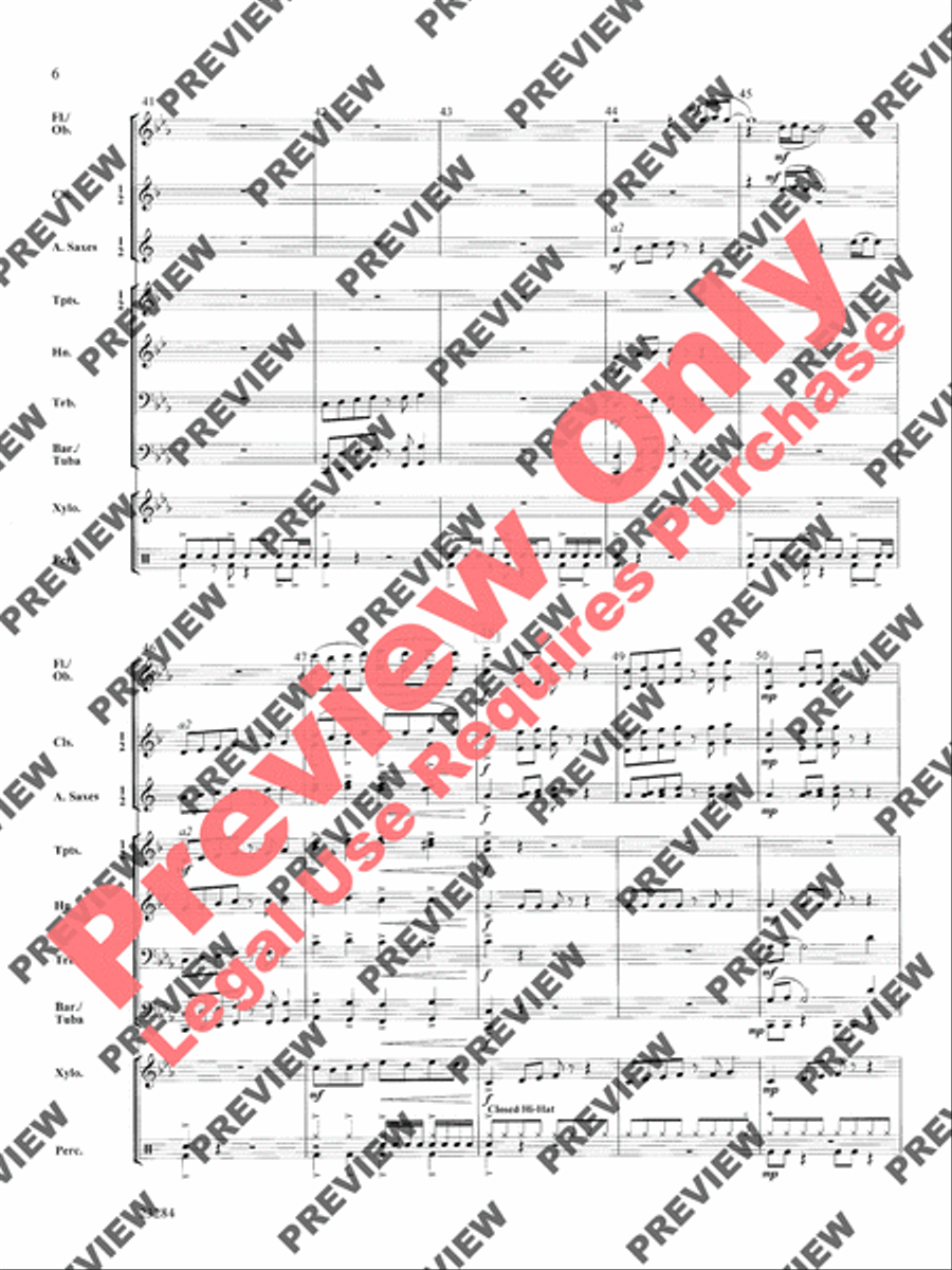 Rock Quest Concert Band scores gallery preview page 7